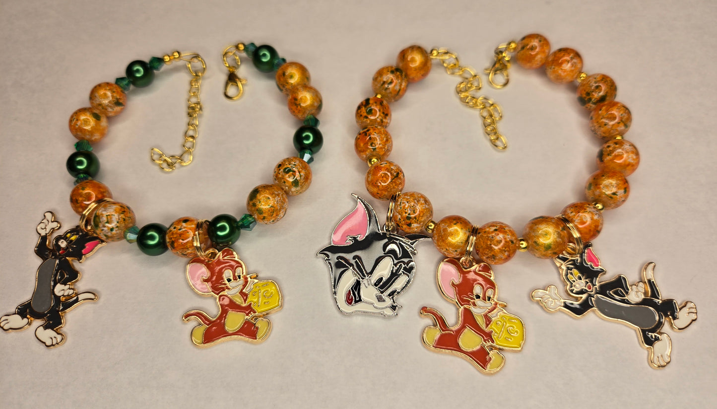 Tom & Jerry Custom Beaded Bracelet