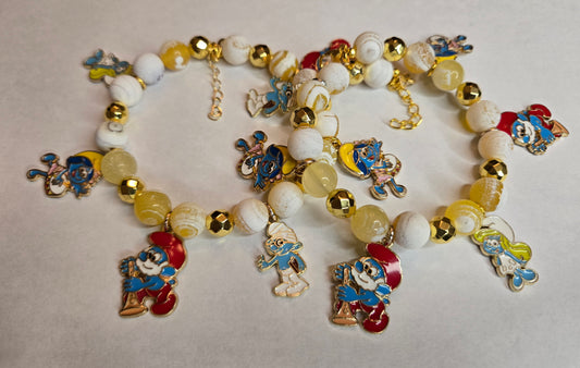 The Smurfs Custom Beaded Bracelets