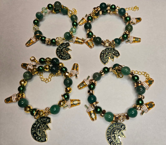 Starbucks Coffee Beaded Bracelets